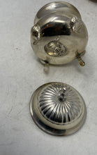 Load image into Gallery viewer, Set Of 2 Pcs French Metro Antiques Silver-Tone Engraved Sugar Bowl And Creamer