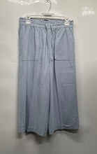 Load image into Gallery viewer, Gloria Vanderbilt Womens Blue Pockets Drawstring Cropped Pants Size Small