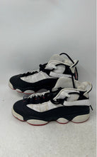 Load image into Gallery viewer, Nike Kids Air Jordan 6 Rings 323419-008 Black White Red Sneaker Shoes Size 5Y