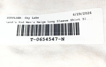 Load image into Gallery viewer, Lands' End Mens Beige Cotton Long Sleeve Chest Pocket Polo Shirt Size L/T 42-44