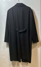 Load image into Gallery viewer, Dani Max Womens Black Striped Long Sleeve Notch Lapel Button Front Jacket Sz 18W