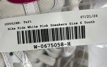 Load image into Gallery viewer, Nike Kids Air Max Command Flex 844349-101 White Pink Sneaker Shoes Size 6Y