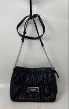 Load image into Gallery viewer, Tahari Womens Black Leather Adjustab;e Strap Shoulder Crossbody Handbag