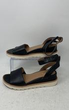 Load image into Gallery viewer, Giani Bernini Womens Constancia Black Wedge Heel Ankle Strap Sandals Size 7M