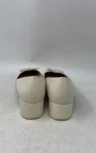 Load image into Gallery viewer, Franco Sarto Womens Beige Square Toe Slip-On Block Pump Heels Size 11M
