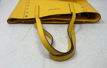 Load image into Gallery viewer, Michael Kors Womens Rivington Yellow Leather Studded Inner Pocket Tote Purse