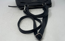 Load image into Gallery viewer, Rosetti Womens Black Leather Detachable Strap Crossbody Satchel Handbag