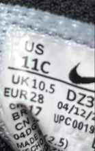Load image into Gallery viewer, Nike Boys Air Max 1 EasyOn DZ3308-001 Black Hook & Loop Sneakers Shoes Size 11C