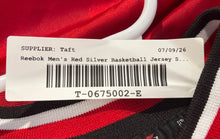 Load image into Gallery viewer, Reebok Mens Red Silver Philadelphia 76ers Iverson #3 Basketball Jersey Size M