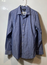 Load image into Gallery viewer, Banana Republic Mens Blue Long Sleeve Button-Up Shirt Size Large