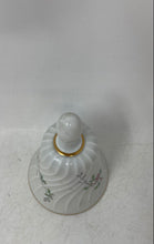 Load image into Gallery viewer, Antique Haviland Limoges White Gold-Rim Floral Porcelain France Bell Collectible