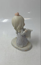 Load image into Gallery viewer, Precious Moments Girl Checking List Growing In Grace Porcelain Decor Figurine