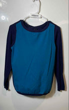 Load image into Gallery viewer, Tommy Hilfiger Womens Blue Colorblock Long Sleeve Sweater Blouse Top Size XS