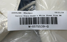 Load image into Gallery viewer, Calvin Klein Womens Sidoll White Leather Slip-On Mule Loafer Flats Size 9M