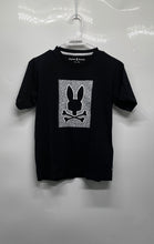 Load image into Gallery viewer, Psycho Bunny Kids Black Short Sleeve Round Neck Pullover T-Shirt Size 14-16