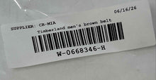 Load image into Gallery viewer, Timberland Mens Brown Leather Adjustable Dress Belt One Size