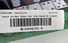Load image into Gallery viewer, Texas Hold'em Poker Set Game 200 Chips Cards & Dice Pre Owned No Graded