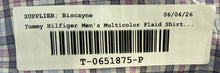 Load image into Gallery viewer, Tommy Hilfiger Mens Multicolor Plaid Regular Fit Stretch Dress Shirt Sz 17-17.5