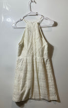 Load image into Gallery viewer, Ann Taylor Loft Womens White Sleeveless Halter Neck Eyelet Mini Dress Size 2P