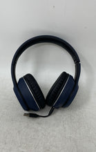 Load image into Gallery viewer, Quikcell Navy Blue Black Foldable Over The Ear Headphones With Cable Not Tested