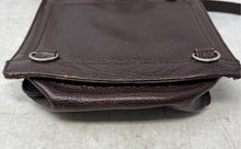 Load image into Gallery viewer, Colin Stuart Womens Brown Leather Buckle Back Zipper Adjustable Strap Backpack