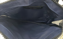 Load image into Gallery viewer, Authentic Marc Jacobs Womens Navy Blue Black Adjustable Strap Crossbody Bag