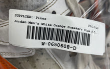 Load image into Gallery viewer, Nike Womens Jordan Jumpman Two Trey White Orange Sneaker Shoes Sz 9.5 No Insole