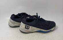 Load image into Gallery viewer, Wilson Mens Rush Pro 4.0 WRS330650 Blue White Lace-Up Sneakers Shoes Size 8