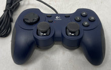Load image into Gallery viewer, LogiTech Dual Action Blue Wired Handheld Gaming Controller