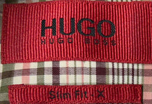Load image into Gallery viewer, Hugo Boss Mens Multicolor Plaid Slim Fit Button-Up Shirt Size Large
