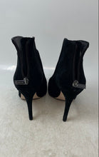 Load image into Gallery viewer, Jessica Simpson Womens Black Suede Pointed Toe Back Zip Ankle Booties Size 7.5 M