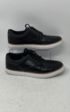 Load image into Gallery viewer, Steve Madden Mens Gully Black Leather Low Top Lace-Up Sneakers Shoes Size 9