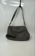 Load image into Gallery viewer, Kate Spade New York Womens Gray Pebbled Leather Inner Pockets Shoulder Handbag