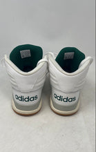 Load image into Gallery viewer, Adidas Mens Entrap Mid EG4308 White Green Leather Basketball Shoes Size 6.5