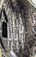 Load image into Gallery viewer, Juicy Couture Womens Black Gray Monogram Inner Zip Pocket Shoulder Bag