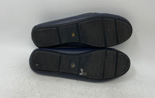 Load image into Gallery viewer, Calvin Klein Womens Kclonie Blue Leather Slip-On Moc Toe Loafer Flats Size 7.5 M