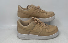 Load image into Gallery viewer, Nike Womens Air Force 1 Premium White Nude Lace-Up Sneaker Shoes Size 7.5
