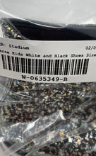 Load image into Gallery viewer, Converse Kids CT All Star High A09270C White Black Glitter Sneaker Shoes Size 5