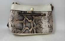 Load image into Gallery viewer, Anne Klein Womens Multicolor Snakeskin Print Adjustable Strap Crossbody Bag