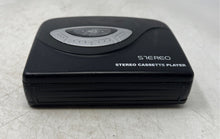 Load image into Gallery viewer, Black AM/FM Portable Stereo Cassette Player & Headphones Not Tested