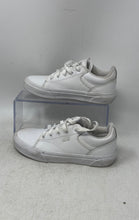 Load image into Gallery viewer, Vans Boys Seldan 500714 White Leather Lace-Up Sneakers Shoes Size 2.0Y