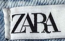 Load image into Gallery viewer, Zara Mens Blue Denim Light Wash Distressed Ripped Skinny Jeans Size 30