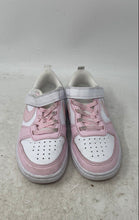Load image into Gallery viewer, Nike Kids Court Borough Low Recraft Pink White Lace-Up Sneaker Shoes Size 12C