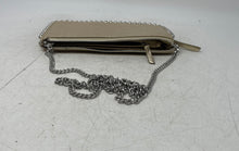 Load image into Gallery viewer, Zara Womens Metallic Gold Leather Chain Strap Zip Top Lined Crossbody Bag
