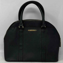 Load image into Gallery viewer, Steve Madden Womens Black Inner Pockets Zipper Dome Satchel Handbag