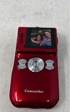 Load image into Gallery viewer, Vivitar DVR 613HD Red Flip Screen Pocket-Sized Digital Camcorder Untested