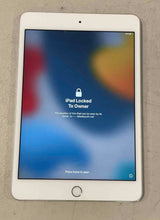 Load image into Gallery viewer, Apple iPad Mini 4 Silver iOS Tablet Model A1538 Powers On For Parts