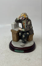 Load image into Gallery viewer, Flambro Porcelain Emmett Kelly Jr. Computer Whiz Clown Collectible Figurine