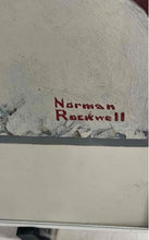 Load image into Gallery viewer, Norman Rockwell Wall Hanging Home Decor No Swimming Framed Art Painting