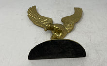 Load image into Gallery viewer, Brass Eagle Decorative Bird Stand Statue Home Decor Bookend